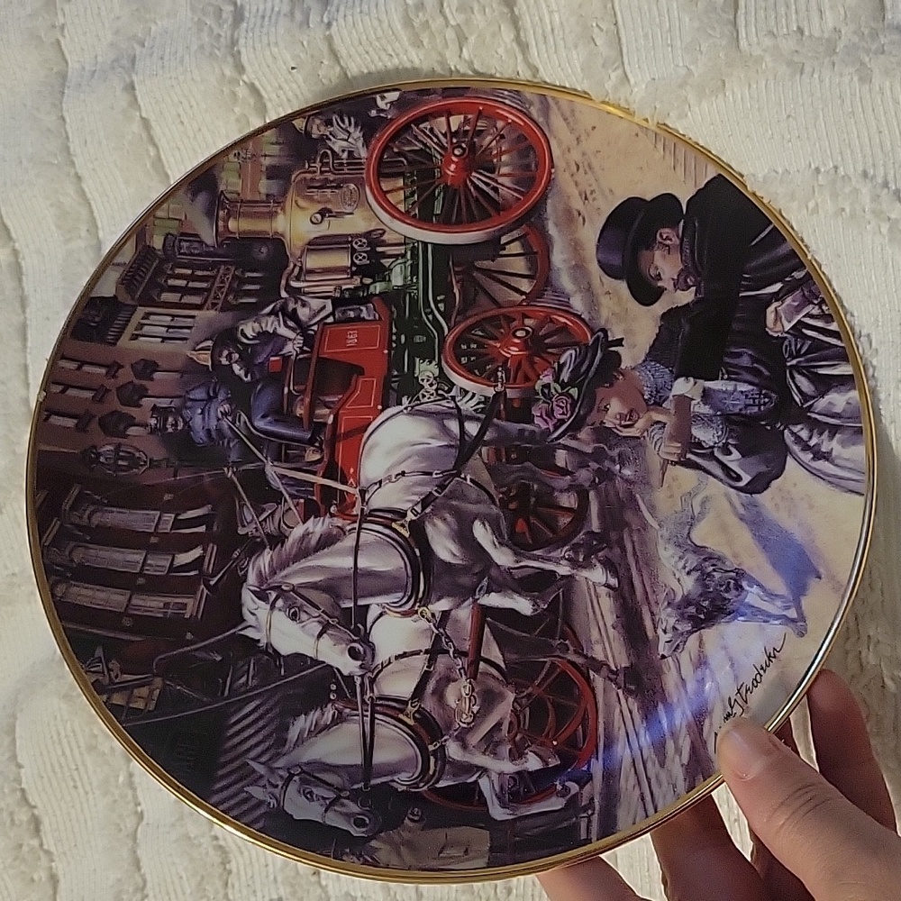 Franklin mint plate